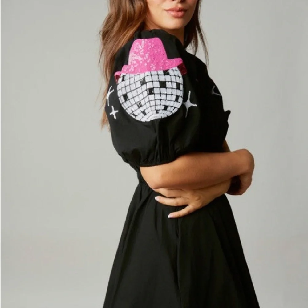 Fantastic Fawn Disco Skater Dress - Picture 5 of 13